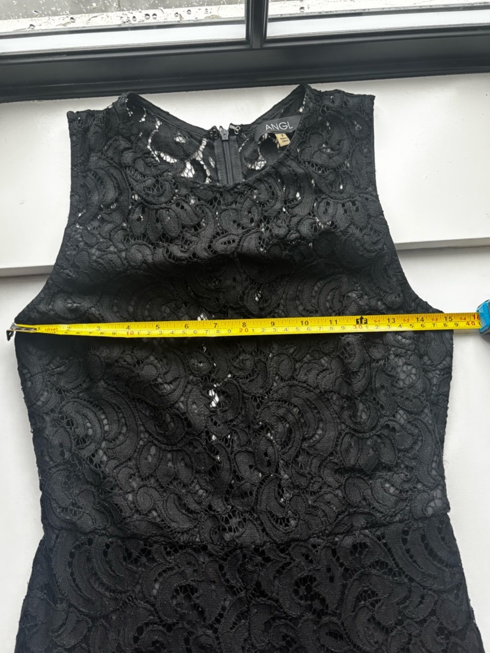 Black lace jumpsuit ANGL - Picture 6 of 7